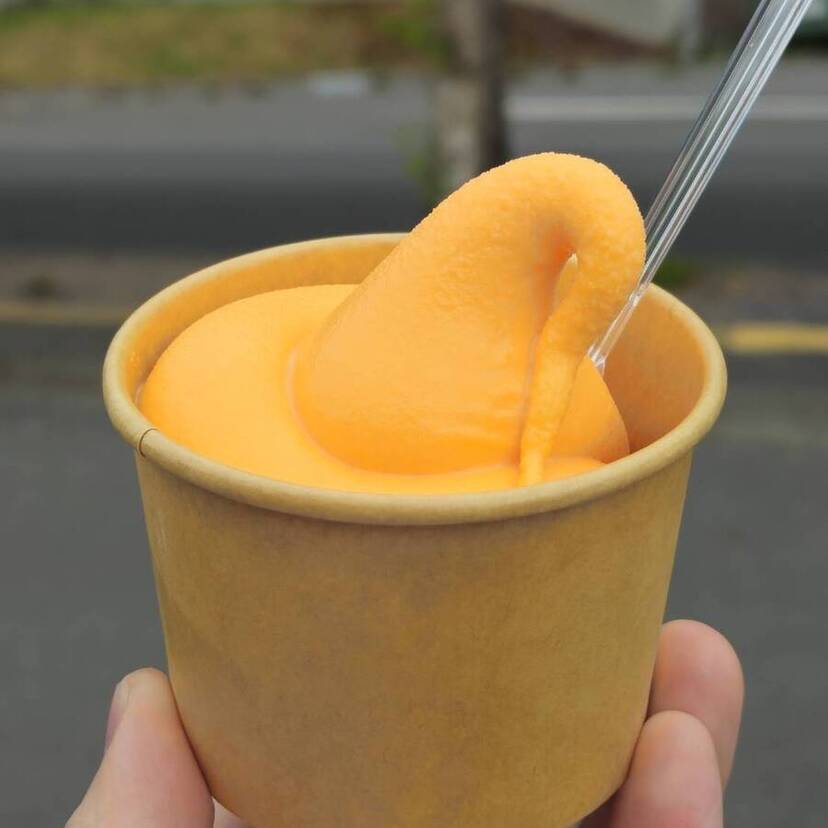 残暑でも食べたくなる旭川市内濃厚ソフトクリーム