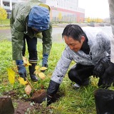 創立75周年を迎える旭川青年会議所が北彩都ガーデンで植樹活動実施