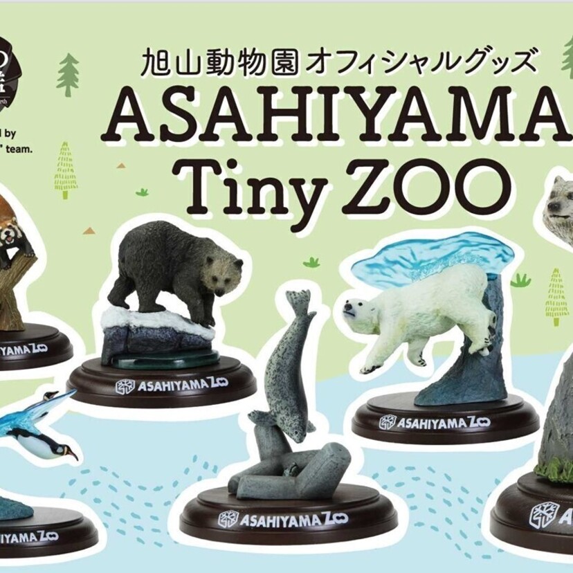 【4月29日～旭山動物園限定発売！】人気の動物達が手のひらサイズのカプセルトイに！