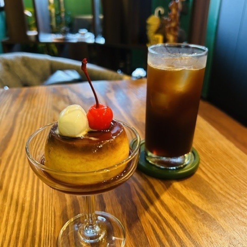 新店でプリン＆アイスコーヒー食べ比べ！！