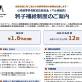 「小規模事業者経営改善資金(マル経融資)利子補給制度」及び「包装資材等転換支援補助金」について