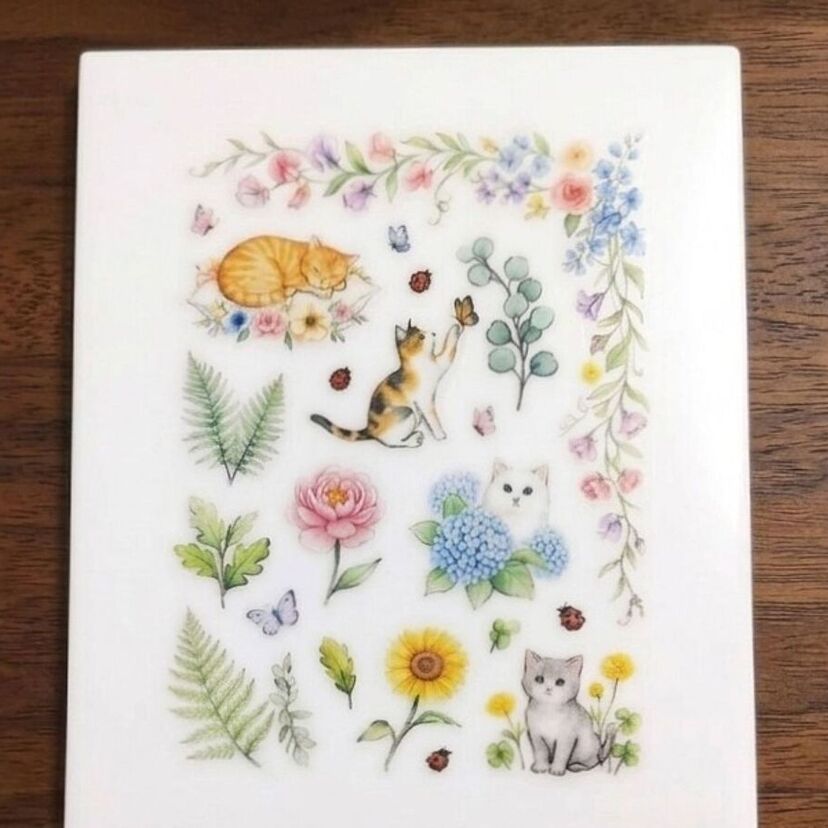 【ハンドメイド】転写シールで身近な小物を自分仕様にアレンジ♪