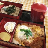 Eat until you're full with the soba + katsudon sets!