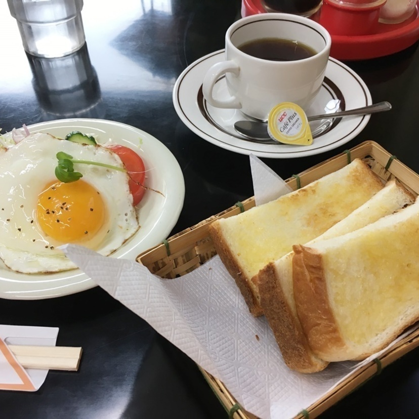 焼き立てのトーストが美味しい！【旭川】喫茶店のモーニングセット
