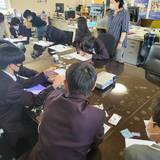 旭川商業高校と明成高校の生徒さんが職場見学に来てくれました！