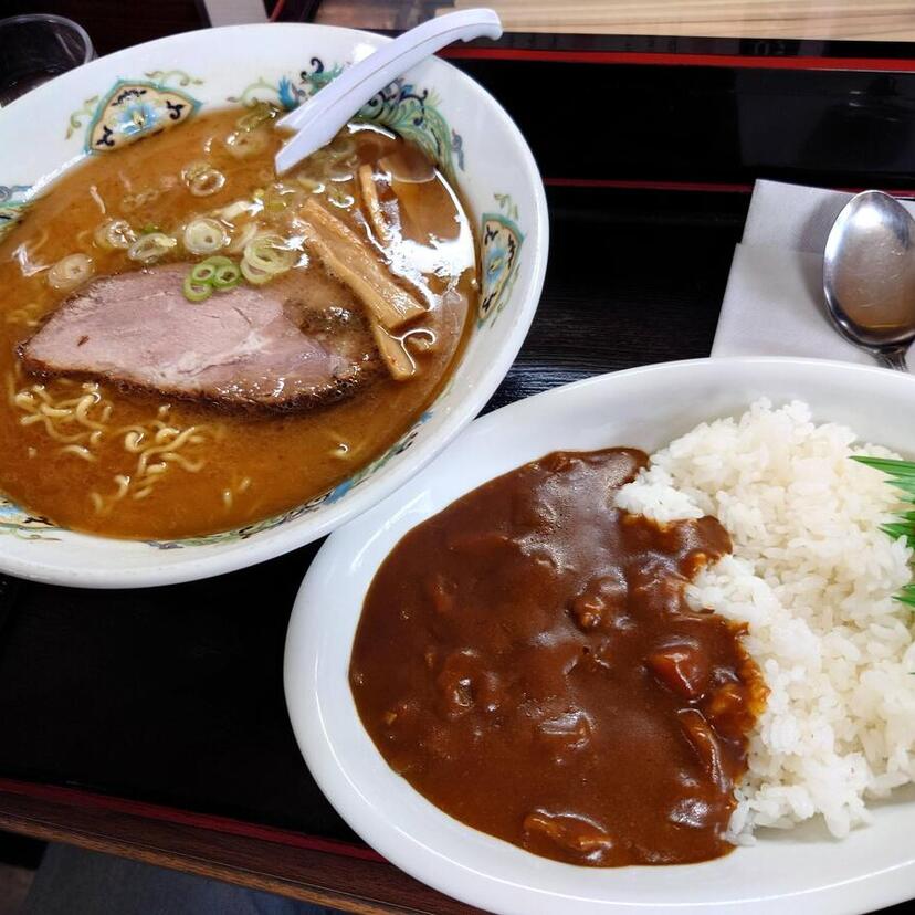 セットがお得♪ラーメンとカレーどちらも食べたい！そんな時におすすめ！【旭川市】