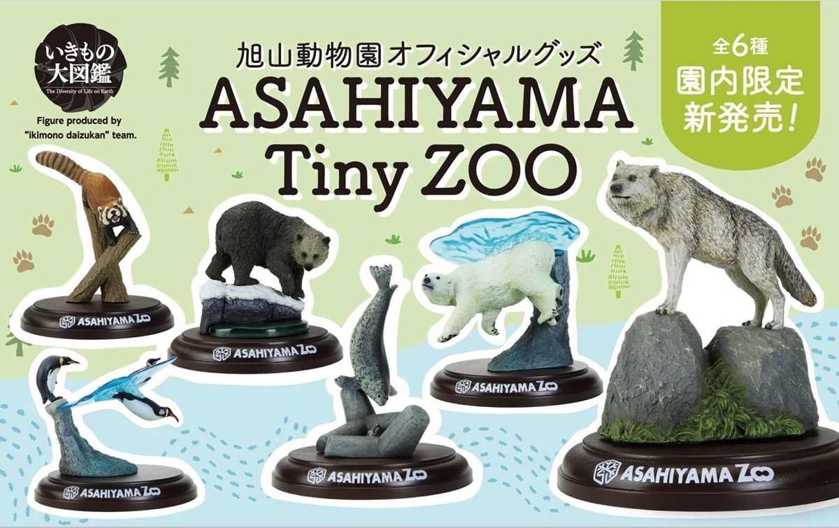 5月1日～旭山動物園限定発売！】人気の動物達が手のひらサイズの