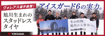 旭川生まれのスタッドレスタイヤ アイスガード6の実力